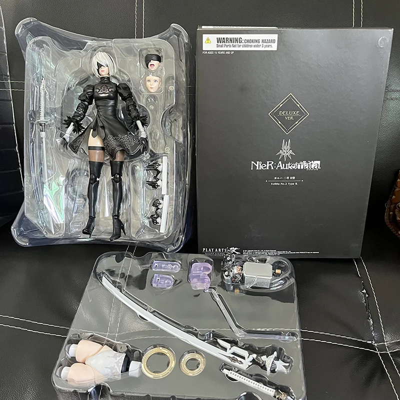 Play Arts Kai NieR:Automata 2 Type B 2B Action Figure DX Deluxe