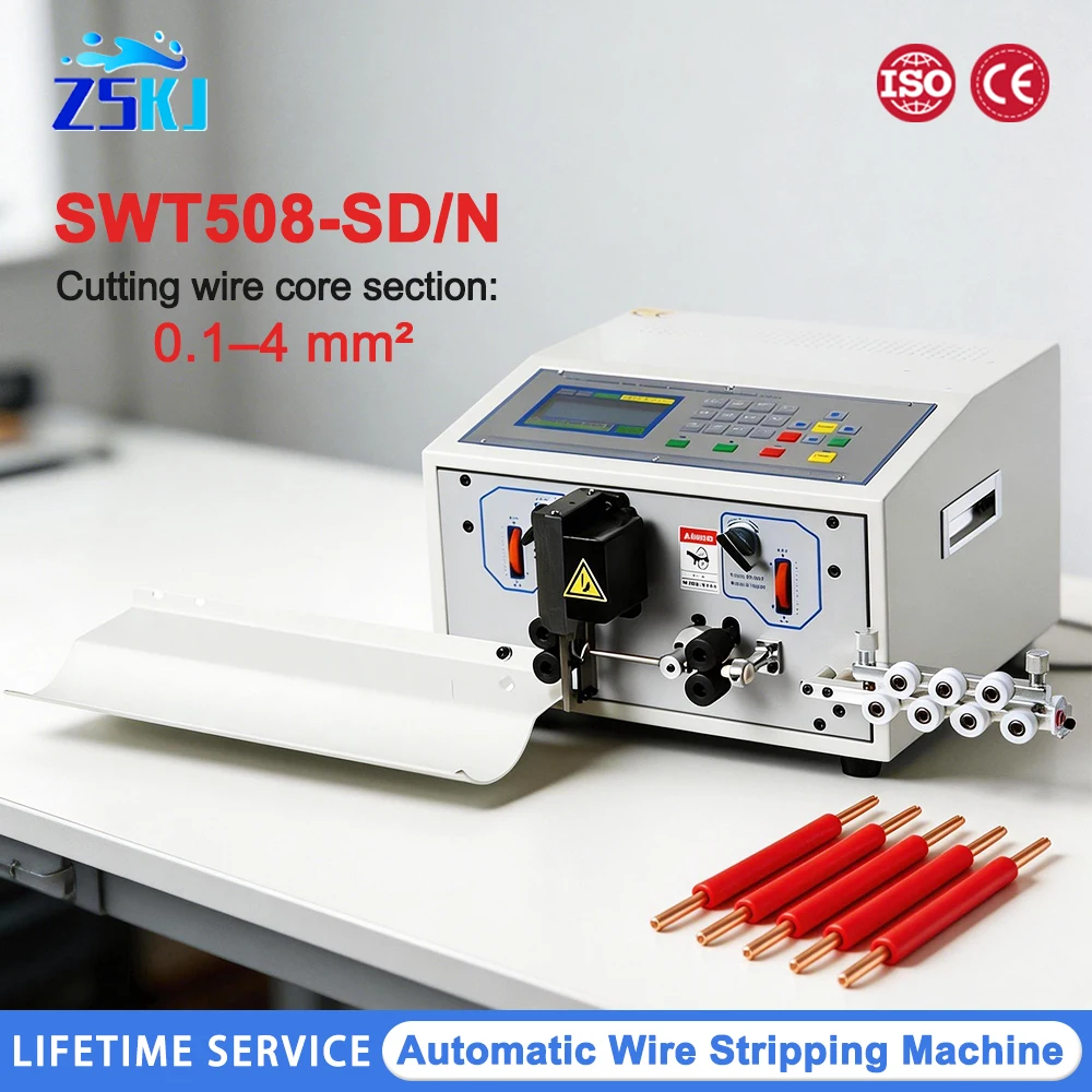 Wire Stripping Machine, Automatic 0.1-4mm² Wire Stripping Cable Cutting with Computer Wire Cutt... product image