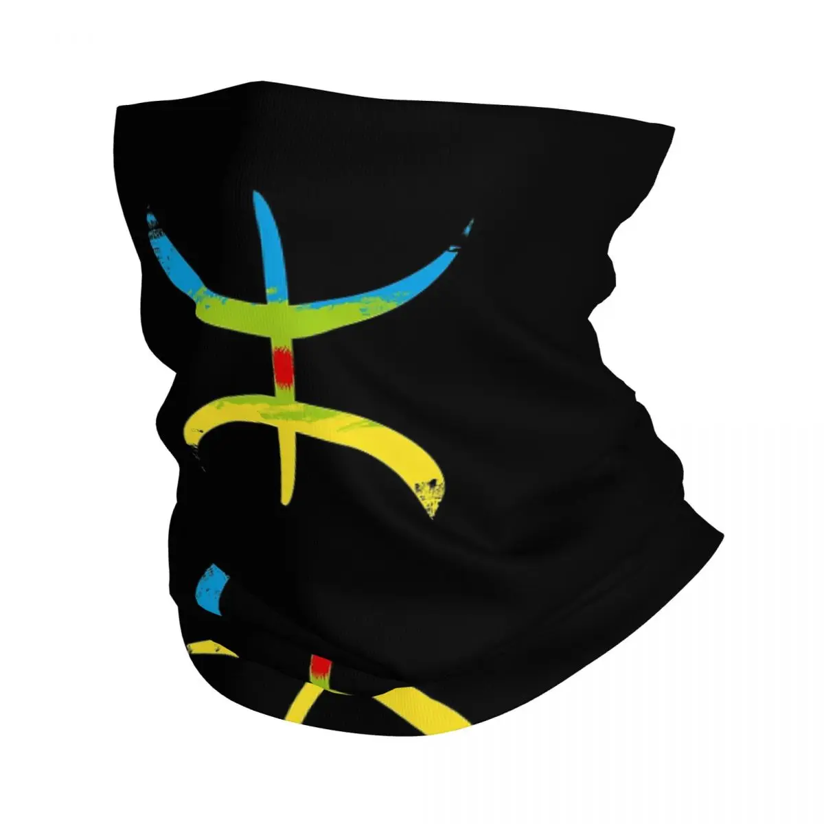 

Berber Amazigh Flag YAZ Bandana Neck Cover Printed Face Scarf Warm Balaclava Cycling Unisex Adult Winter