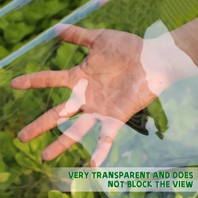 1 Piece of Outdoor Red Transparent Side Panel, Suitable for 10Ft*10Ft Outdoor Tent Frames, Allows Light through While Also Providing Dust Protection.