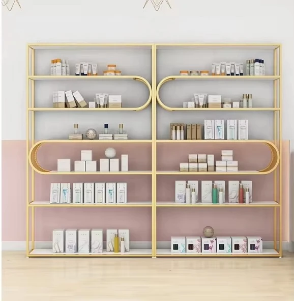 je-Factory Wholesale Beauty Hair Salon Store Display Rack Furniture Design%