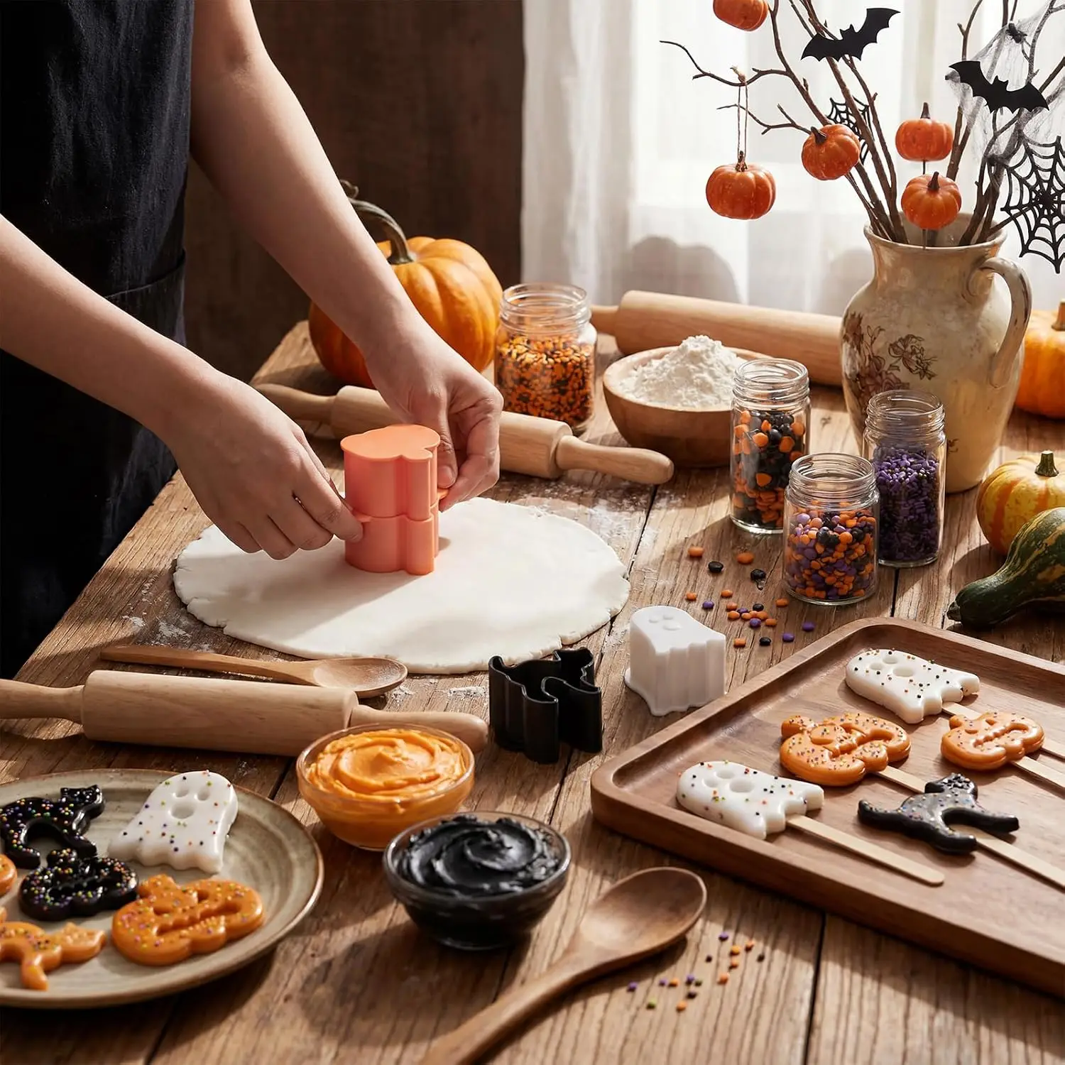3 Pcs Halloween Cake Pop Mold Set for Chocolate Lollipops Treats - Halloween Party & Home Baking Essentials for Birthday Parties - view 5