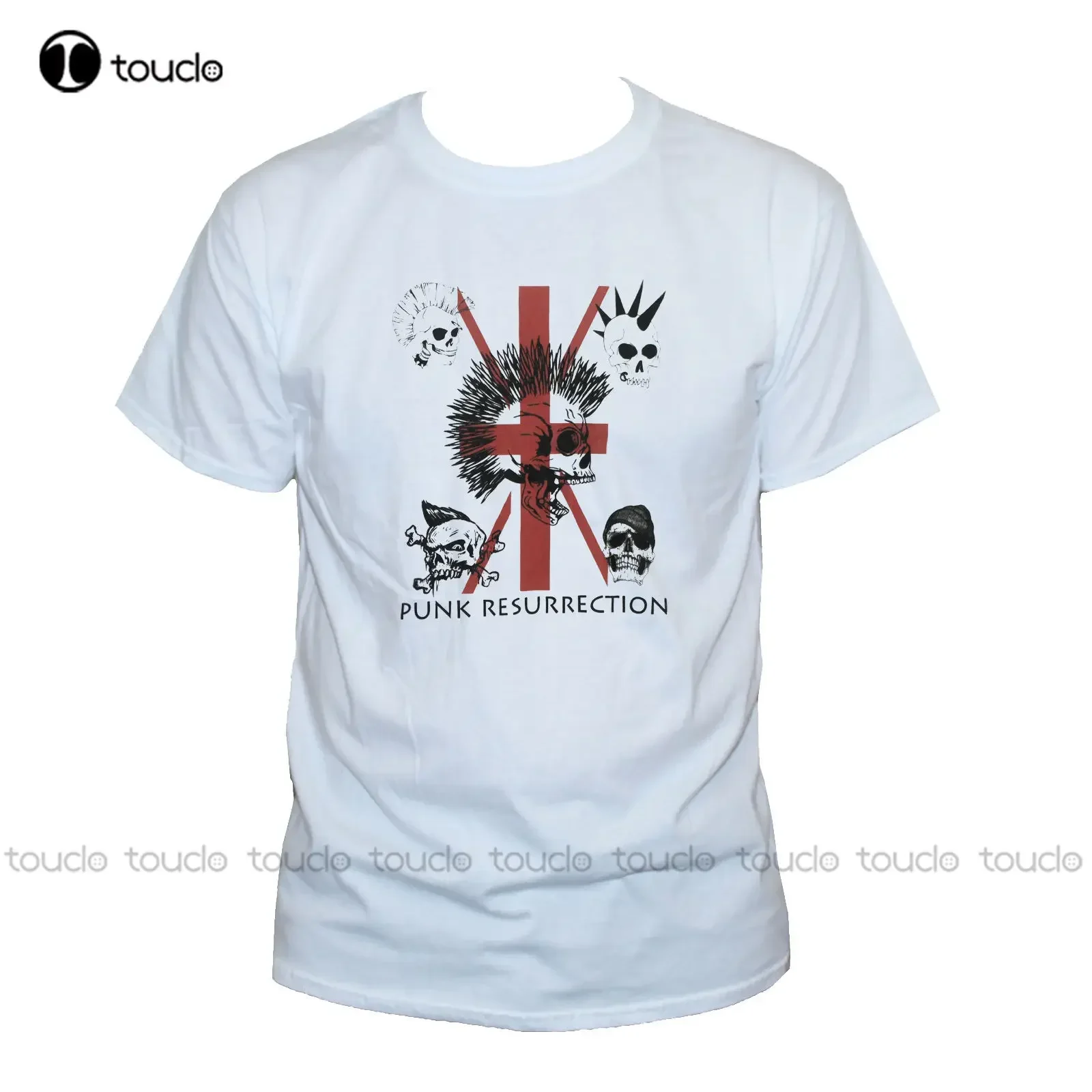 Men's High Quality Tees Punk Resurrection T Shirt Hardcore Graphic Printed Music Tee S-6Xl Mens/ O-Neck Teenage T-Shirt