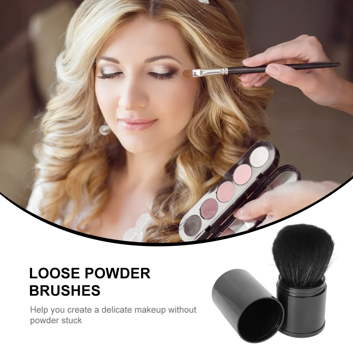 Makeup Brushes Loose Powder Puff Face Applicators Flexible Washable Reusable Supplies For Foundation Blush Highlighter Even