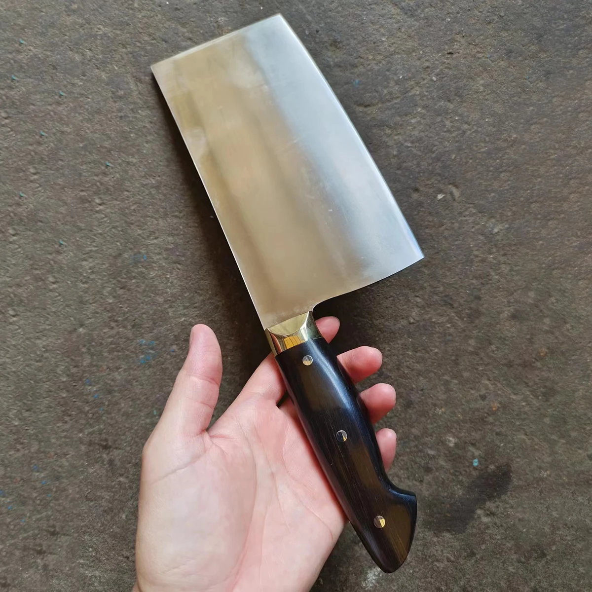 

7.5 Inch Slicing Knife Wood Handle DC53 Steel Blade Sharp Cleaver Meat Vegetables Handmade Forged Kitchen Knives Cooking Tools