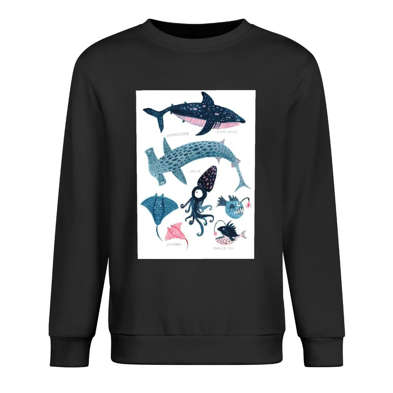 

Sea Creatures Pullover clothes for men tracksuit men's sweat-shirt autumn jacket men sweatshirts for men
