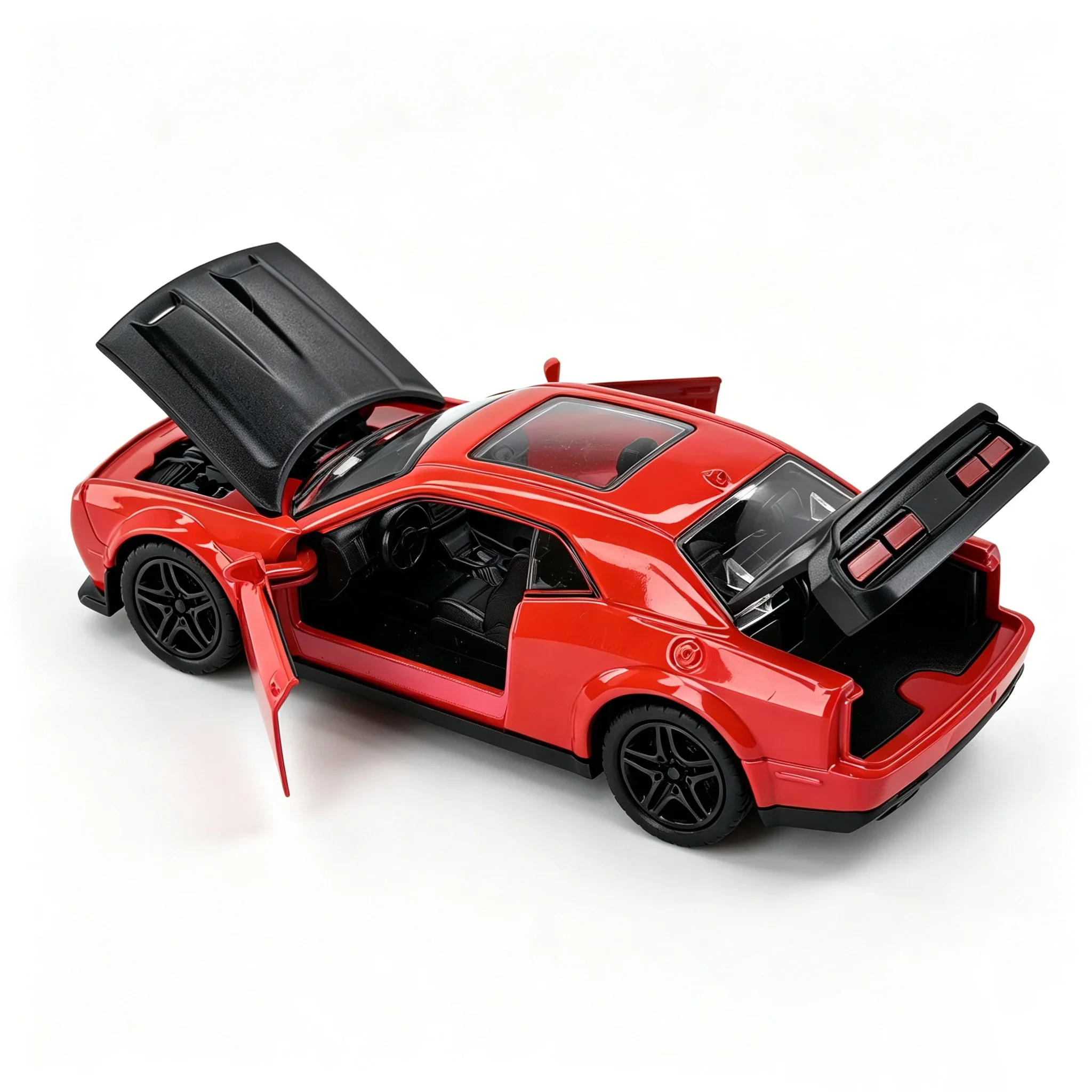 Metallic Texture Toy Car, Boy Simulation Bouncing Sports Car Model Enlightenment Toys
