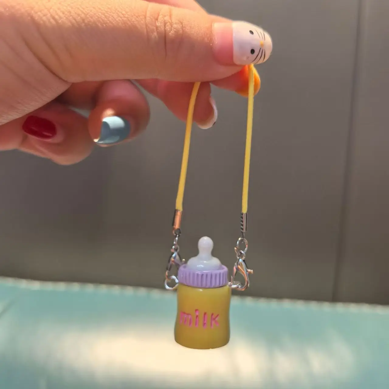 Baby House Mini Wasserflasche, Wasserbecher, Isolierbecher Modell OB1 Labubu Puppenzubehör Miniatur DIY Puppendekoration