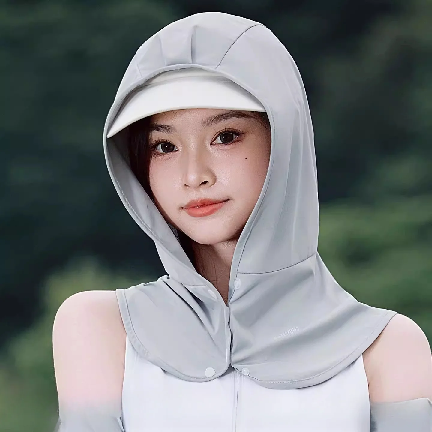 

Шляпа из ледяного шелка для защиты от солнца, женская летняя, для активного отдыха, гольфа, велоспорта, с УФ-защитой, тонкая солнцезащитная кепка с защитой для шеи, повседневный стиль