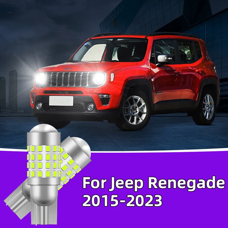 

2PCS For Jeep Renegade 2015-2023 Car Led Bulb T10 W5W width lights side marker position Signal Lamp 12V 24V Clearance Lights
