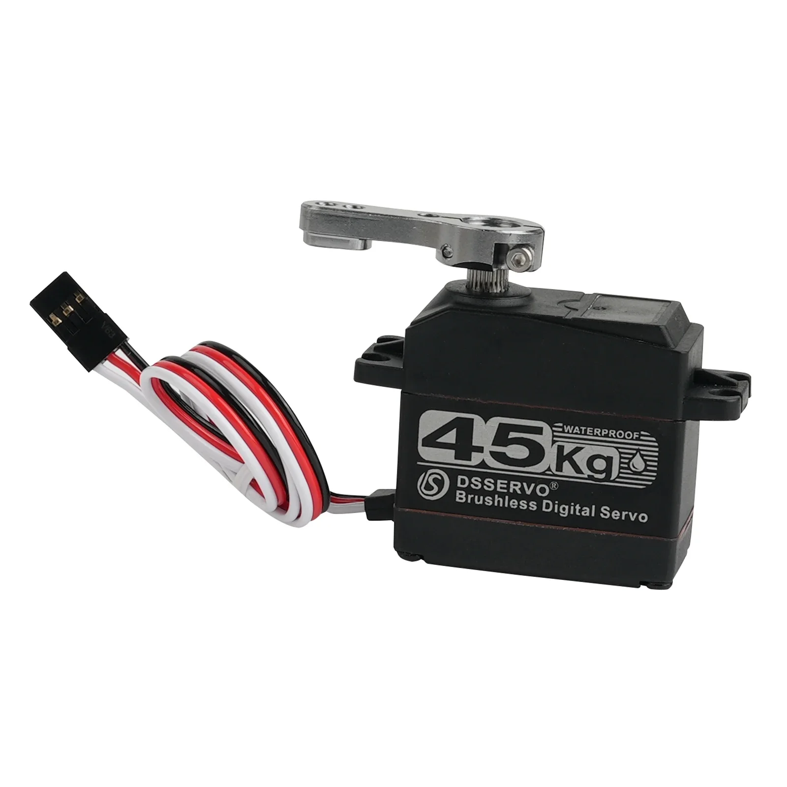 Servo digital sem escova de alto torque de 45 kg BLS3245MG com engrenagem de aço IP67 à prova d'água para carro/robô RC (escala 1/8 1:10 1:12)