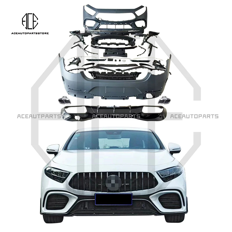 Automotive parts bodykit For Mercedes-Benz CLS350 CLS400 CLS450 W257 C257 to CLS63 AMG GT63 Car Bumpers