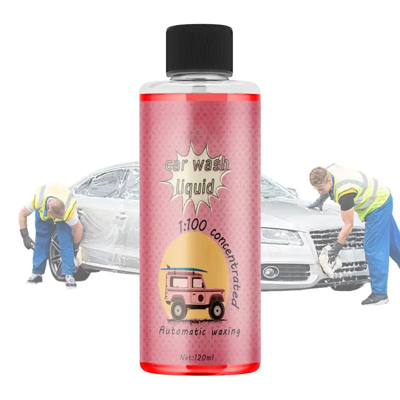 Car Soapbar Wash 120ml High Concentrated Cleaning Fluid Car Cleaning Wash For Cars Trucks Motorcycles Car Wash Supplies