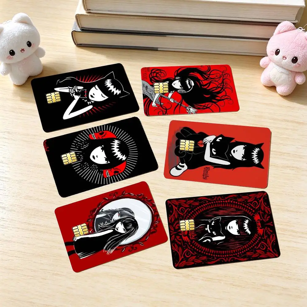 Emily The S-Strange Art  Credit Card HD Stickers Small Chip Waterproof Sticker Game Card Decal Gift