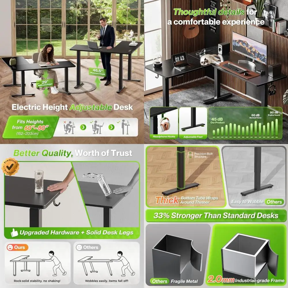 L Shaped Standing D…
