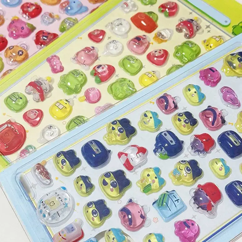 

Relief 3D Stickers Cartoon Seal Sticker Cute Stickers Gifts DIY Phone Case Stickers Aesthetics ボンボン ドロップシール