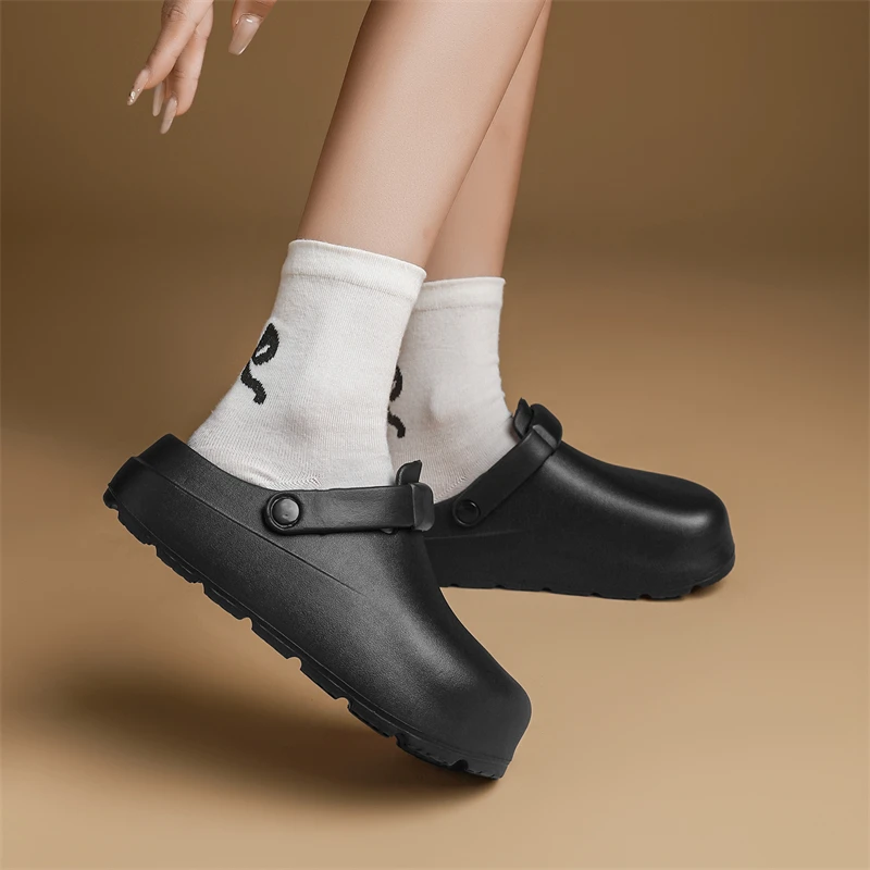 Sandalen Damen 2025, Sommer, neue Baotou-Hausschuhe, rutschfeste, leichte Strandschuhe – Detail 14