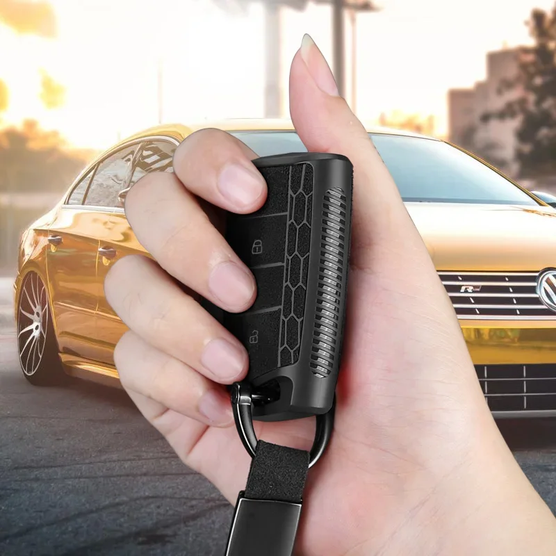 Suede TPU Car Key Protector Remote Key Case Holder For Volkswagen VW Golf 7 mk7 Seat Ibiza Leon FR 2 Altea Aztec Skoda Octavia