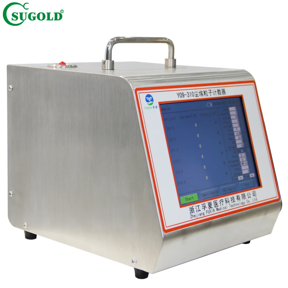 Y09-310 ACDC 28.3L/min lab portable air Laser Particle Counter