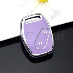 2 3 4 Buttons Car Key Case Cover for Honda Civic Accord VII Crv Frv Insight Shuttle Stream Jazz Shell Fob Keyless Accessories