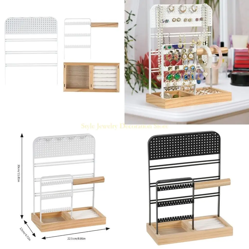 

D46E Стильные украшения для хранения и дисплея для браслетов и ожерелий серьс