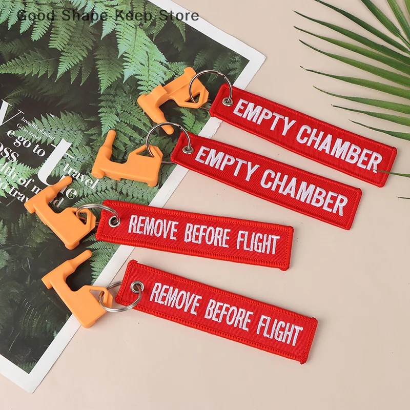 Tactical Chamber Safety Flag Includes Built-in Flathead Tool For Hunting Accessories