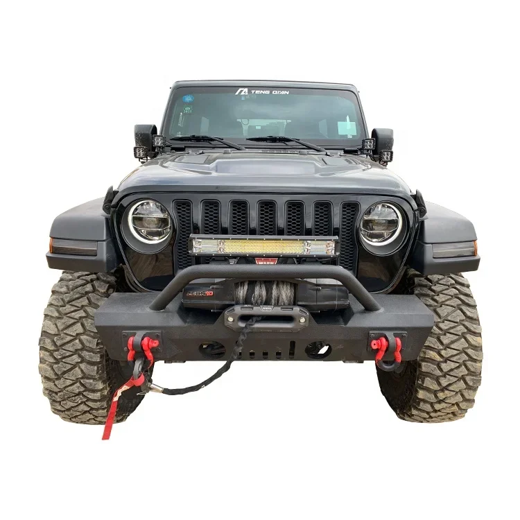 High quality bull bar for jeep wrangler jk rear bumper black