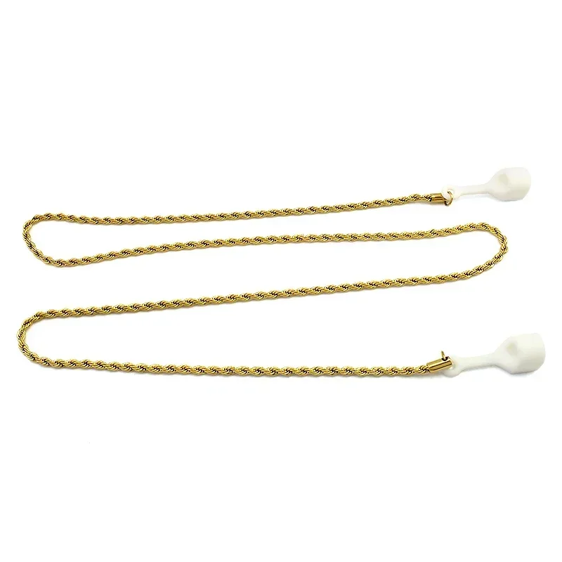 fashion Novelty Stainless Steel Rope Chain for Airpods Anti drop Pendants Chain Gift collares de moda mujer envio gratis 2023