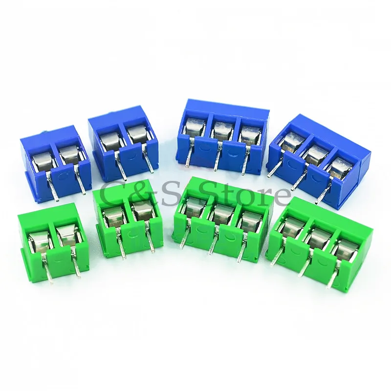 20pcs KF301-3P KF301-5.0mmmm KF301-5.0-3P KF301 5.08mm Plug-in Screw Connector