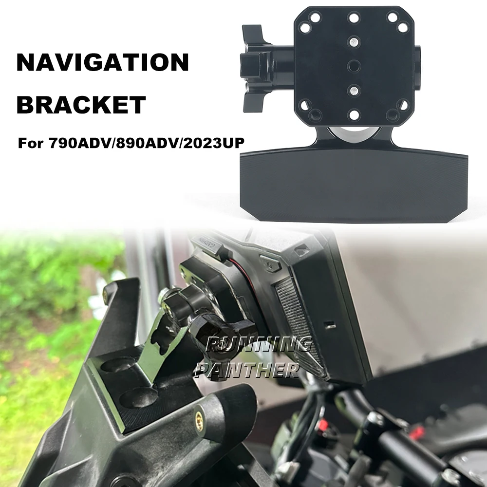 For 790ADV 890ADV 790 890 ADV Adventure 2023 2024-UP Motorcycle Driving Recorder GPS Phone Navigation Bracket Holder Mount Stand