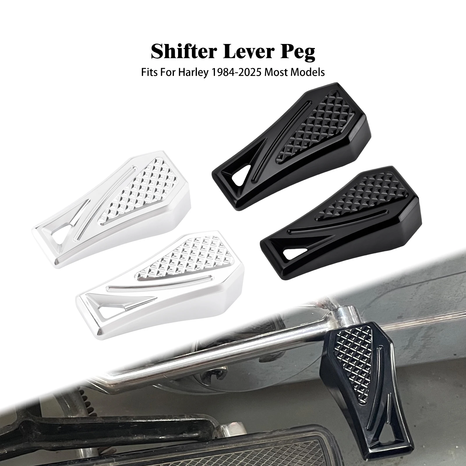 

Motorcycle Shifter Peg Extension Gear Shift Lever For Harley Touring Road King Softail SportsterFat Boy Breakout Street Bob