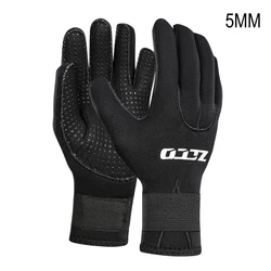 Guantes de neopreno para pesca submarina, accesorio de 3MM/5MM para pesca submarina, caza, canoa, buceo, kayak, deportes acuáticos, guantes de natación a la deriva