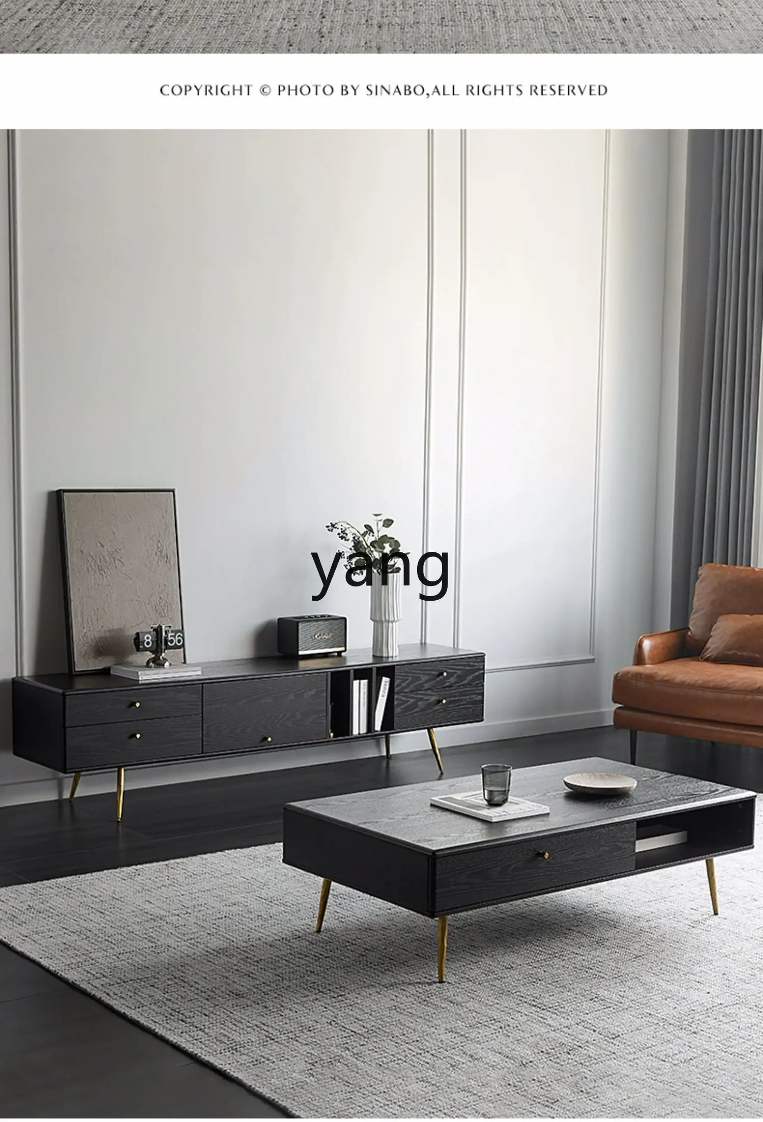 LH  Combination Living Room TV Cabinet Modern Simple Small Apartment Floor Cabinet