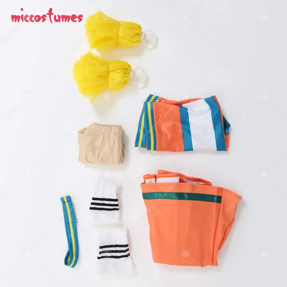 Women's Cheerleader Uniform SchoolWomen Cosplay Uniform Cosplay Costume  Dress+Cheerleading Poms image 6