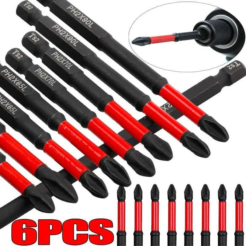 

Магнитная пакетная головка 25-150 мм PH2, ударная дрель, наконечники крестовой отвертки, противоударная электрическая отвертка, электроинструменты для сверления