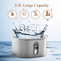 Automatic Cat Water Fountain Stainless Steel Pet Fountain Dog Water Dispenser With USB Electric Ultra-Quiet Pump Cat Supplies