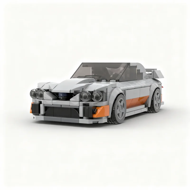 

365PCS MOC City Champions Super Car Fpv Classic Pickup Falcon Bf Gt P Model Technology DIY Assembly Building Blocks Display Gift