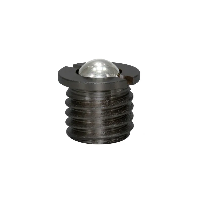 Carbon Steel Stainess Steel Spring Plunger Index Bolt For Locating Thread Ball Plunger with Flange Diameter M5 M6 M8 M10 M12 M16