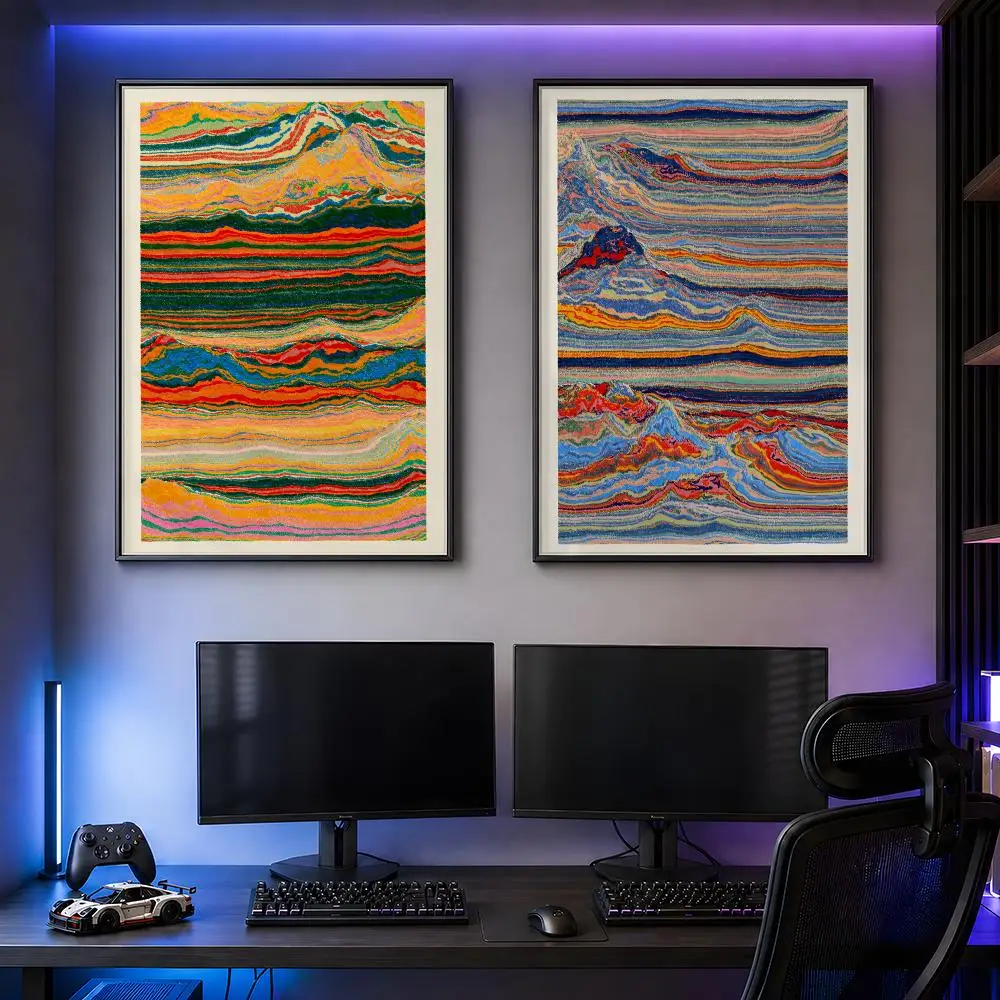 ART Meridian By Source Image Needed Poster PP Self Adhesive Decorative HD For Garage Gaming Room Living Room Gift
