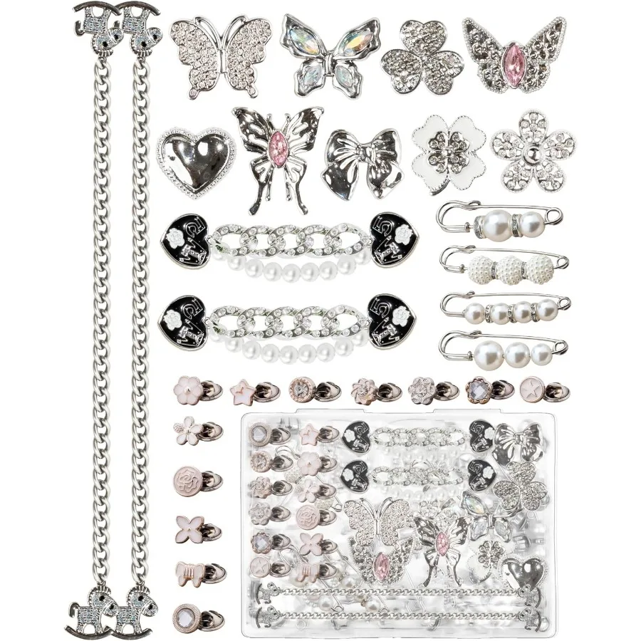 

Набор подвесок для сумок Junk Socks and Bag Charms для женщин — броши и булавки с жемчугом и стразами, подвески для сумок с булавками, аксессуары