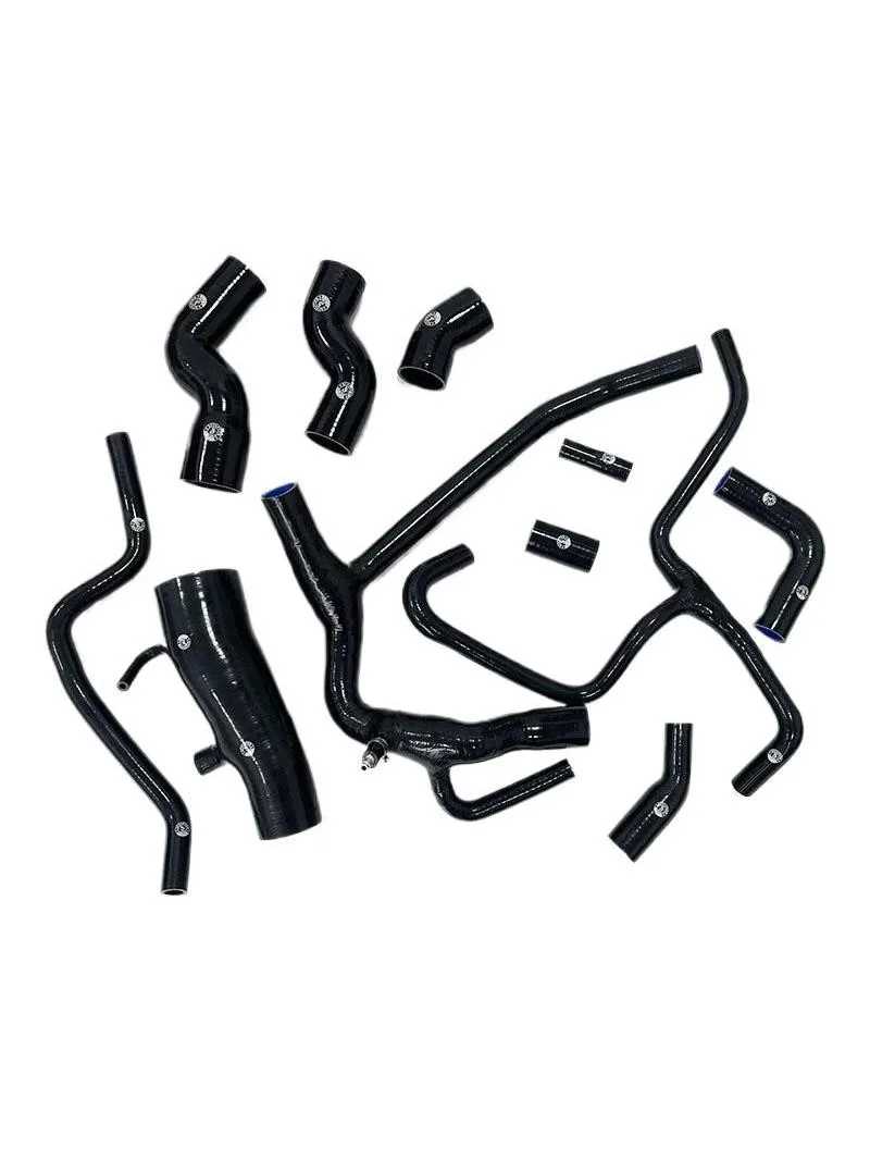 Auto siliconen radiator koelvloeistof volledige complete set pijp slang kit voor 1999-2004 Land Rover Discovery 2 TD5 - afbeelding 2