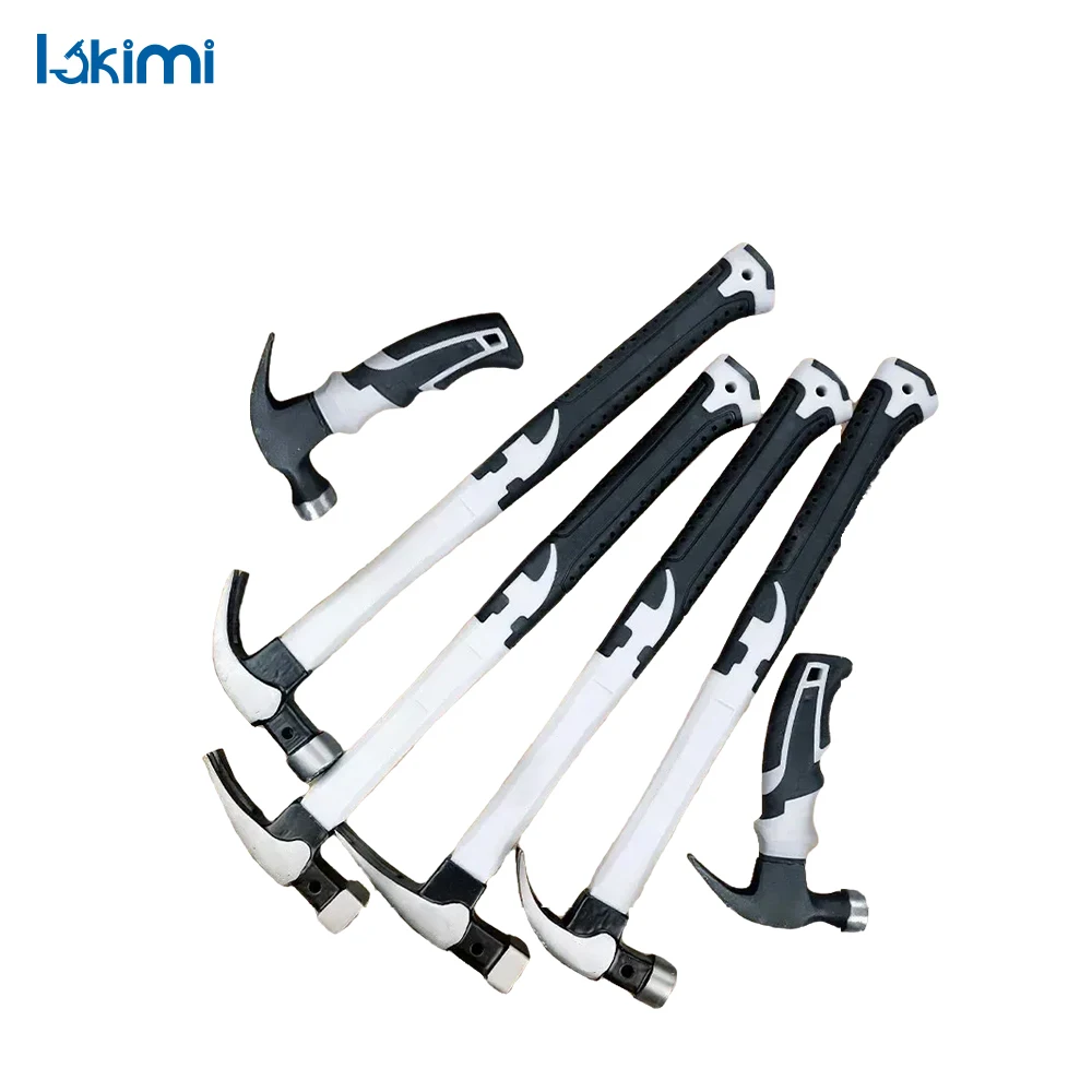 

Multifunctional Household Hammer Wrapped with Glue - Non-Slip Hardware Tool Industrial Grade Sheep Horn Hammer LK-AA41