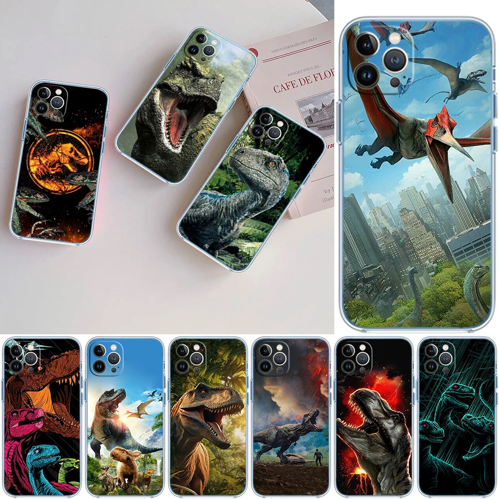 Funda de Teléfono con Diseño de Dinosaurio DK14 para Motorola Moto E13 E15 E20 E22 E22I E22S E30 E32 E40 E7 E7I G Plus Power Play Stylus G22 G14