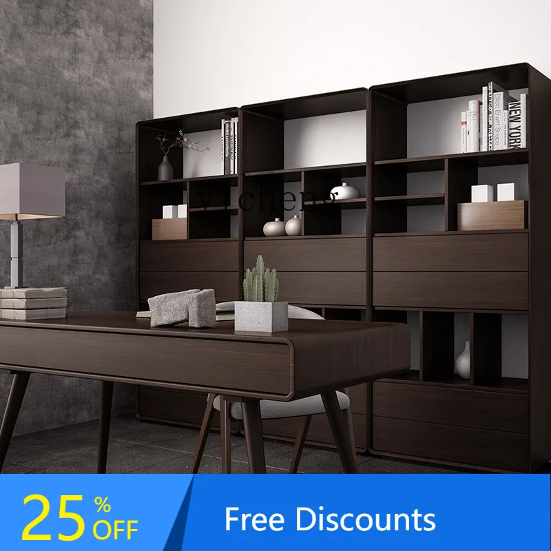 Creative Bookcase Bookshelf Combination Simple Modern Floor Shelf Living Room