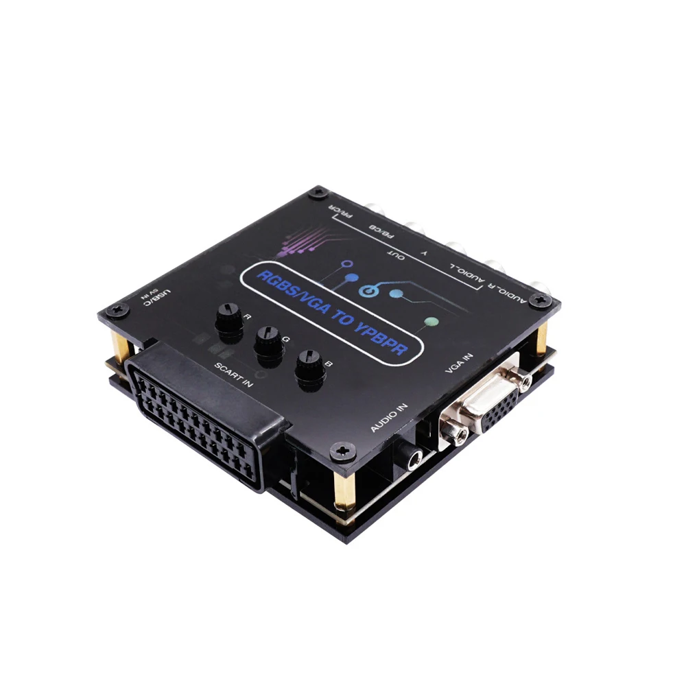 RGBS naar kleurverschil Component Converter RGBS NAAR YPBPR \ SCART NAAR YPBPR \ VGA NAAR YPBPR Transcoder Converter