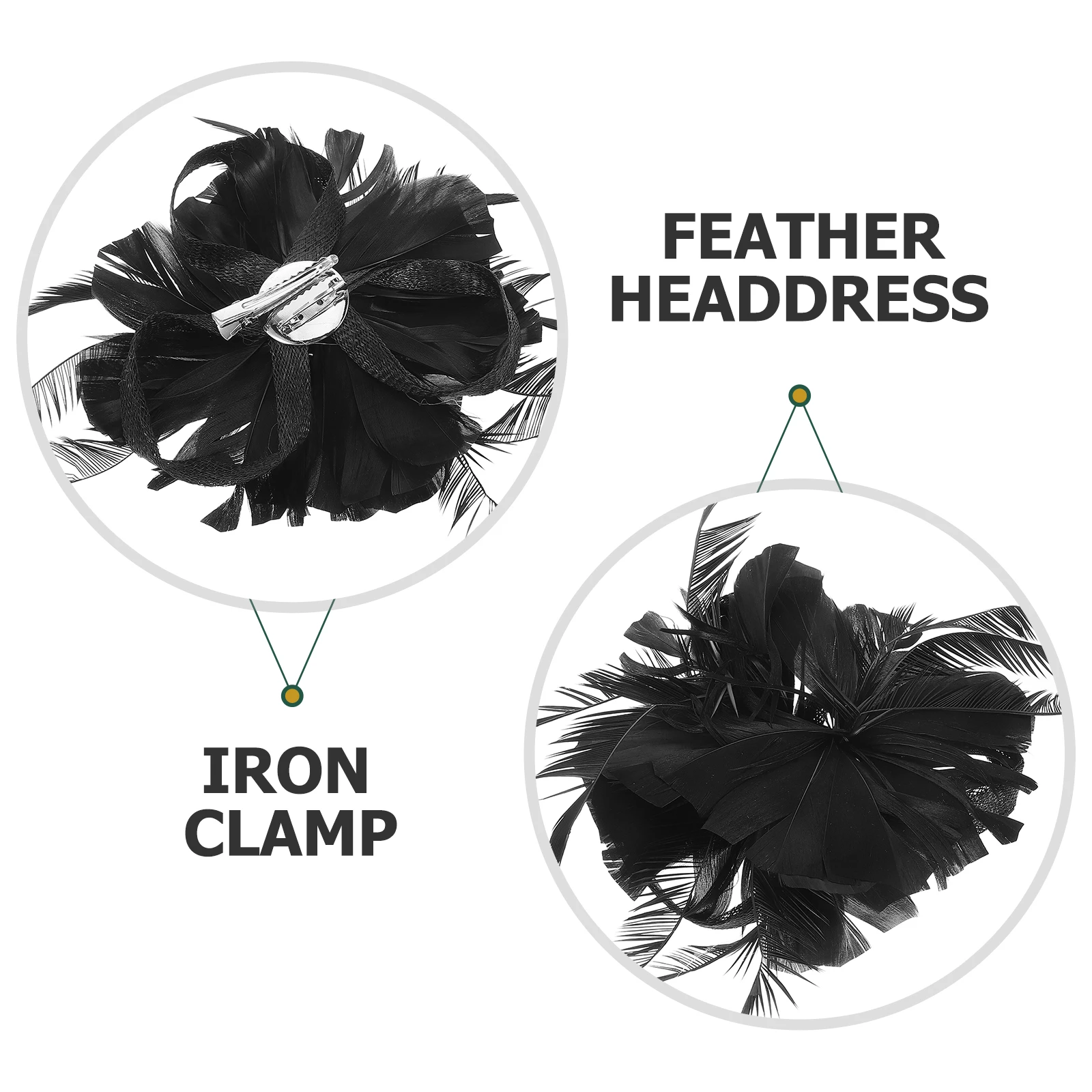 

Hair Side Barrettes Women Side Clips Bridal Bridesmaid Accessories Party Prom Wedding Banquet Decor