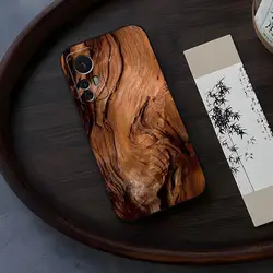 Natural Wood Phone Case for Xiaomi Redmi Note 13 14 10 12 Pro POCO X5 F4 F5 Pro 12 13 11T Lite Ultra Fundas Cover
