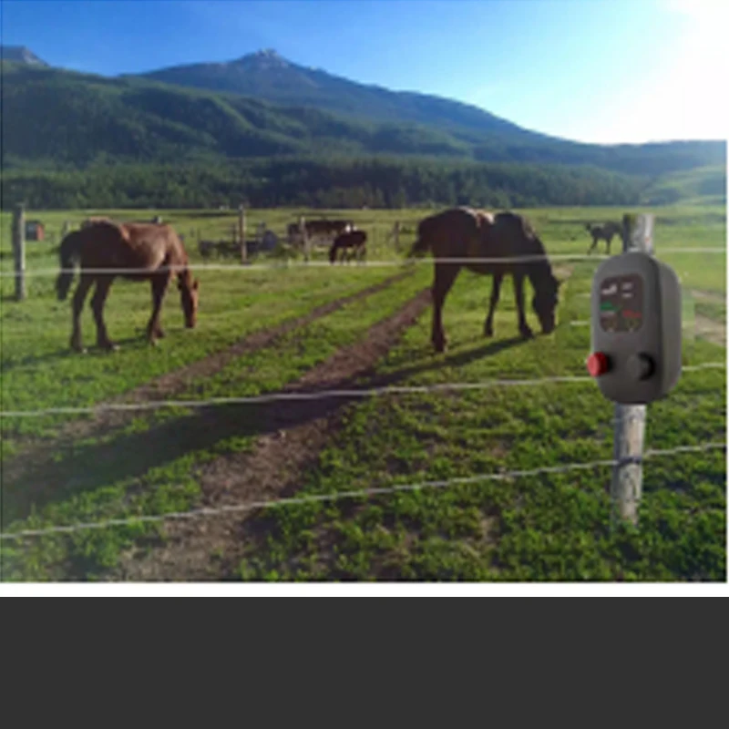 Imagem -05 - Electric Fence For Animals Energizer Battery For Sheep Poultry Pet Portable Controlled 0.2 Joules 8x Aaa