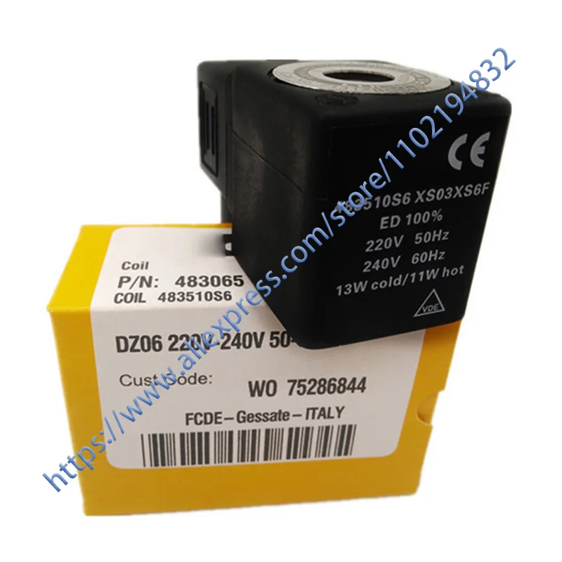 Brand new original 483510S6 XS03XS6F solenoid valve coil 220v 50HZ 240 60HZ 9W fast delivery