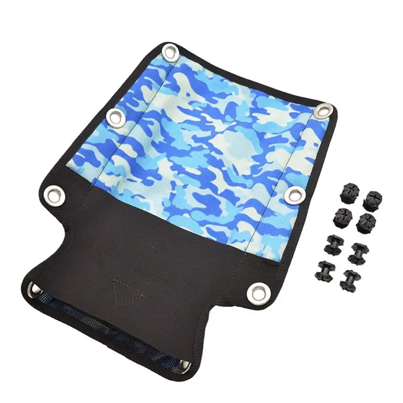 ABHS-Scuba Diving Backplate Pad Scuba Diving Backplate Comfort Pad BC Backplate Cushion Soft Back Pad For OMS Hollis B